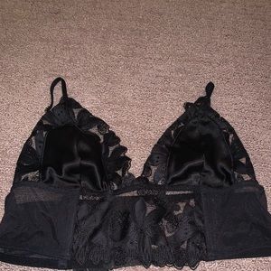 Victoria Secret black lace bralette